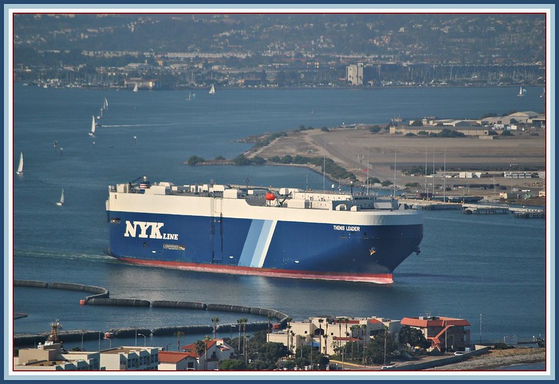"NYK'Themis Leader':Point Loma, San Diego, CA ( 2 Views )" by Loco Steve is licensed under CC BY 2.0