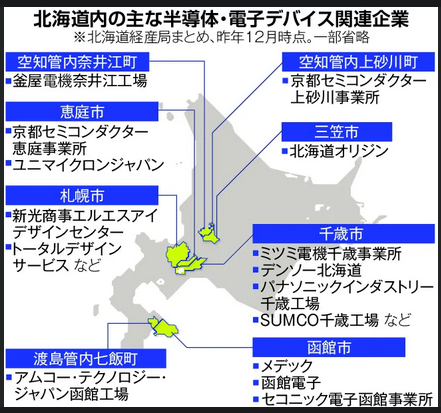 A map of japan with blue and white text

Description automatically generated
